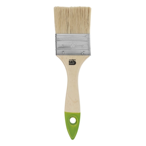 Кисть плоская натуральная щетина дер.ручка Сибртех фото 5