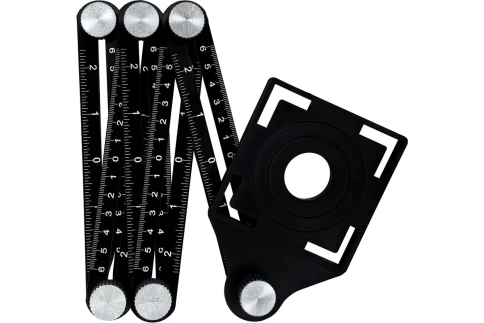 Линейка-шаблон для переноса отверстий на плитку 6 секций по 12 см фото 1