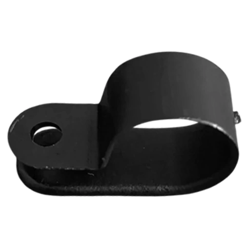 Крепеж-серьга для крепления кабеля d6, черная фото 1