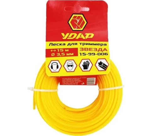 Леска для триммера звезда d-3,5 мм 15 м TDA-302 фото 1