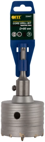 Коронка по бетону, кольцев хвостовик 110 мм в сборе, 80 мм фото 3