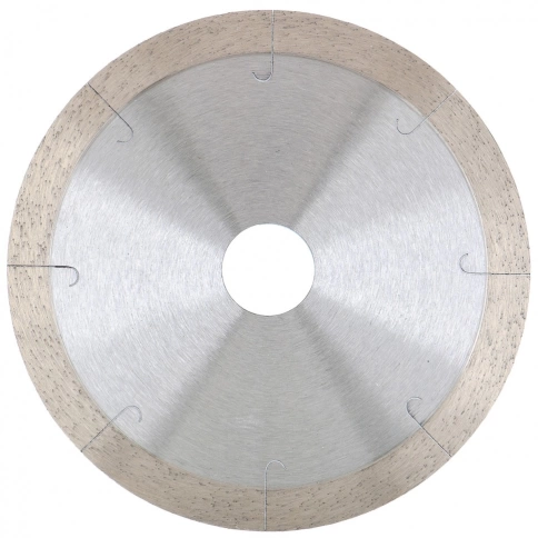 Диск алмазный сплошной с лазерн.перфорац. мокрое резание 125х22,2 мм Gross фото 2