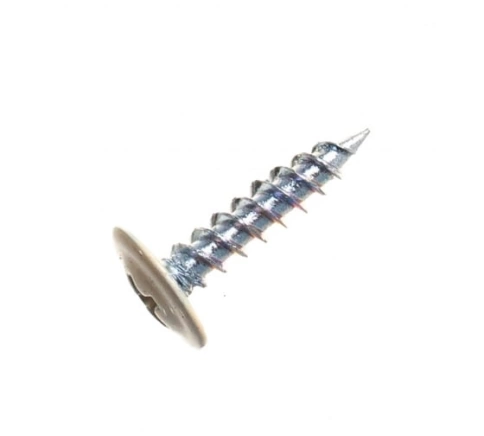 Саморез с прессшайбой 4,2х13 острый RAL1014 (бежевый), 50 шт. фото 5