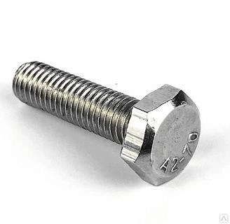 Болт нержавеющий 6х70 мм DIN933  1000шт фото 4