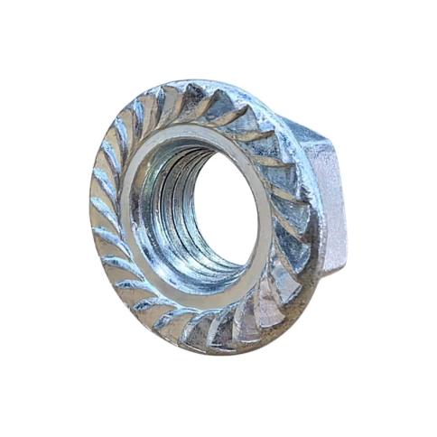 Гайка с фланцем М5 DIN 6923 оцинкованная фото 1