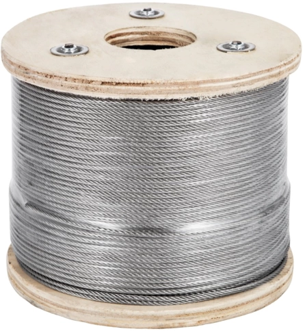 Трос для растяжки 7/7 D4 нержавеющая сталь А2 DIN3055 фото 1