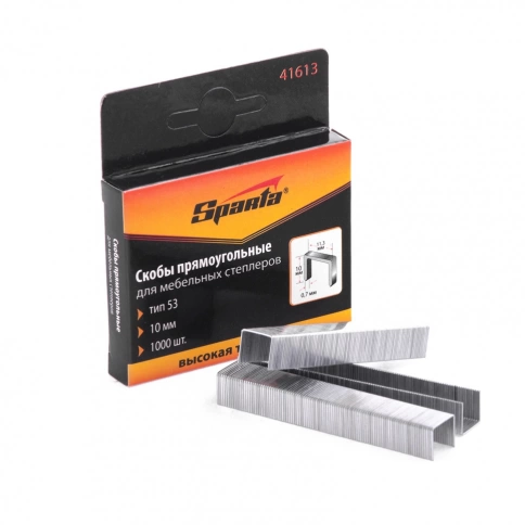 Скобы для степлера мебельного тип 53 1000 шт Sparta фото 2