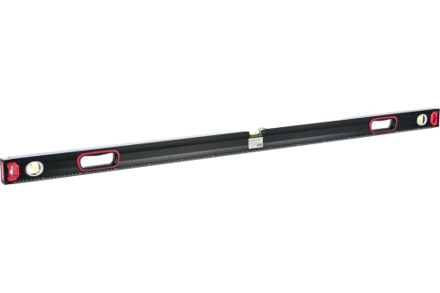 Уровень алюминиевый усиленный фрезерованный 3 глазка 2комп.рук. 1500 мм Matrix фото 1