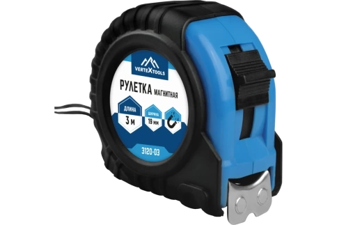 Рулетка магнитная 3м х 19мм фото 1