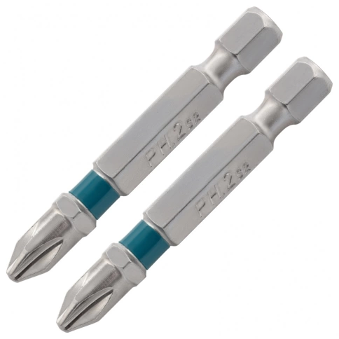 Набор бит PH2х50 мм, сталь S2 2шт Gross фото 1