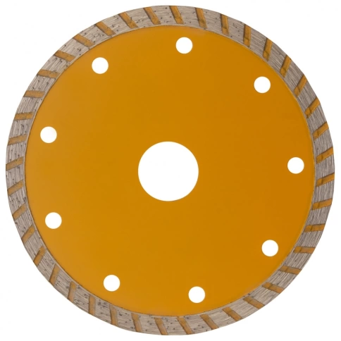 Диск отрезной алмазный сегментный турбо сухое резание 125х22,2 мм Denzel фото 2