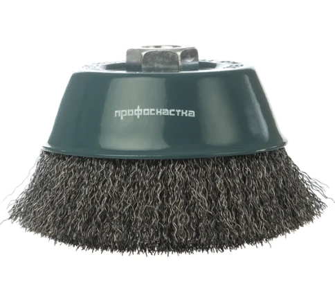 Щетка для УШМ №6 "чашка" гофрированная 150мм М14х2RPM6500 S0,3 Профоснастка Мастер фото 1