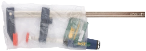 Струбцина тип F усиленная, мягкая ручка 50х250 мм фото 3