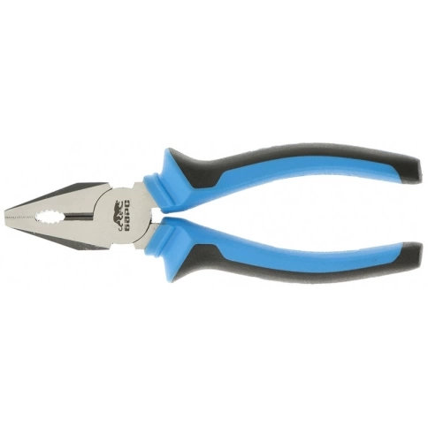 Плоскогубцы комбинир хром-ванадий, двухкомпонент.рук. Барс фото 1