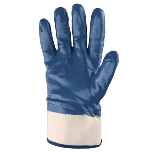 Перчатки трикотажные с обливом из бутадиен-нитрильного каучука, крага, размер L, Сибртех фото 2