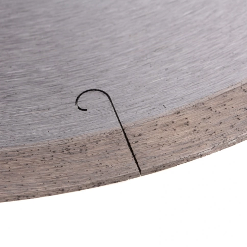 Диск алмазный сплошной с лазерн.перфорац. мокрое резание 115х22,2 мм Gross фото 4