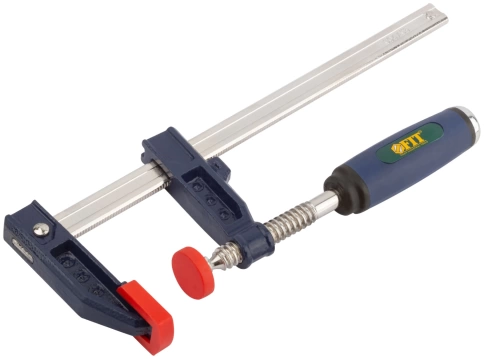 Струбцина тип F усиленная, мягкая ручка 50х200 мм фото 2