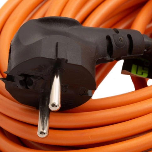 Удлинитель-шнур силовой, б/з, ПВС, усилен., 20 м, 3500 Вт, (16А), 1 розетка, тип УХ16 Сибртех фото 2