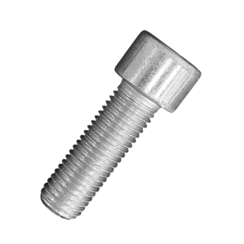 Винт с внутренним шестигранником 20х60 мм класс прочности 8.8 DIN 912 полная резьба, оцинкованный фото 1