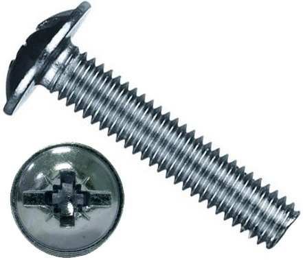 Винт с прессшайбой М4х50 мебельный DIN967, 10 шт. фото 5