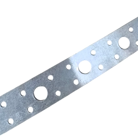 Лента перфорированная вентиляционная прямая 0,5 мм LP 20мм х 25м, оцинкованная фото 1